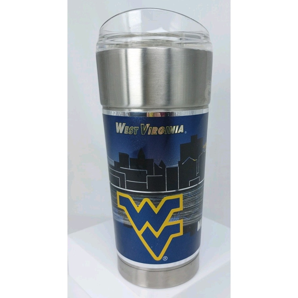 West Virginia Mountaineers 24oz‎ Officially License Insulated Tumbler w/Lid